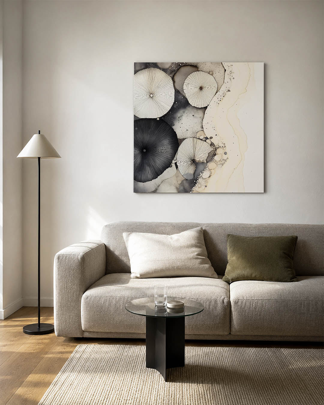 Organische vormen Kunstwerk