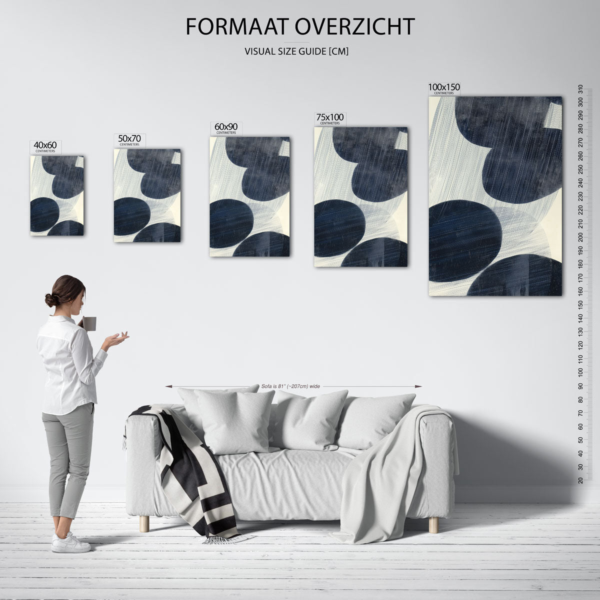 Organische vormen Kunstwerk