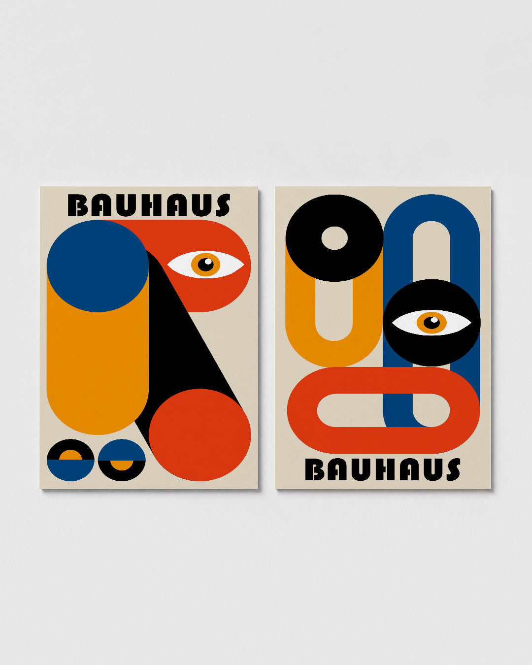 Vormen en kleurvlakken Posterset