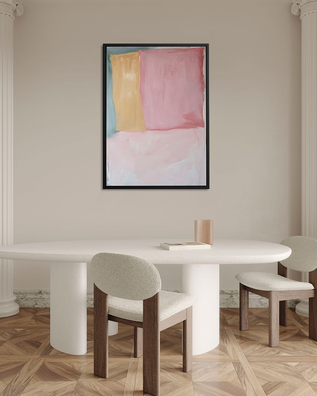 Kleurrijke vlakken Kunstwerk