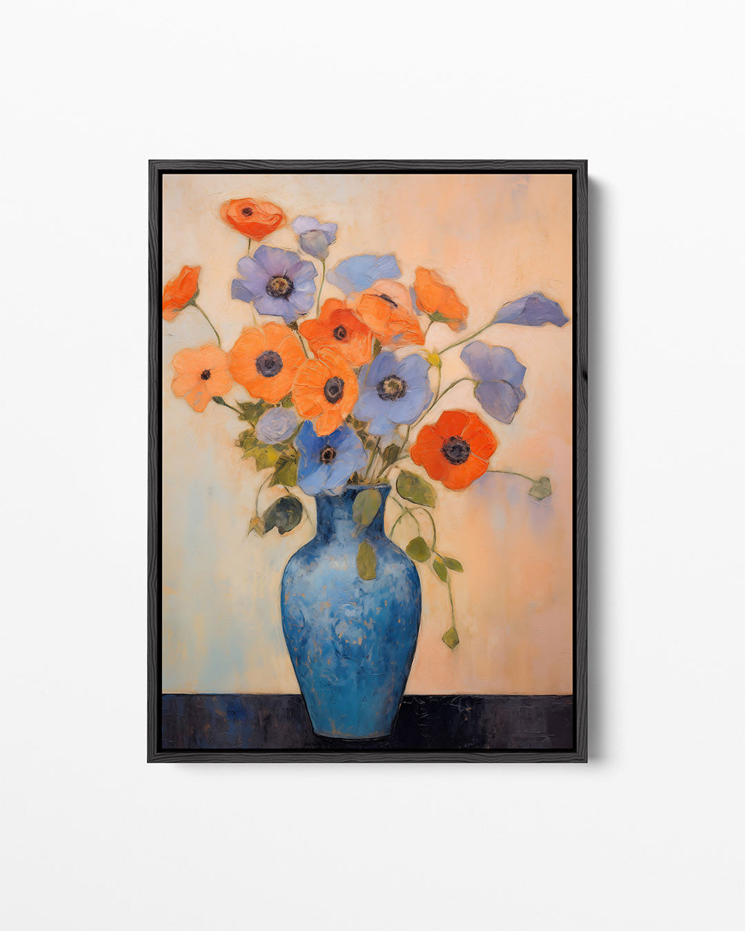 Bloemen in vaas Kunstwerk