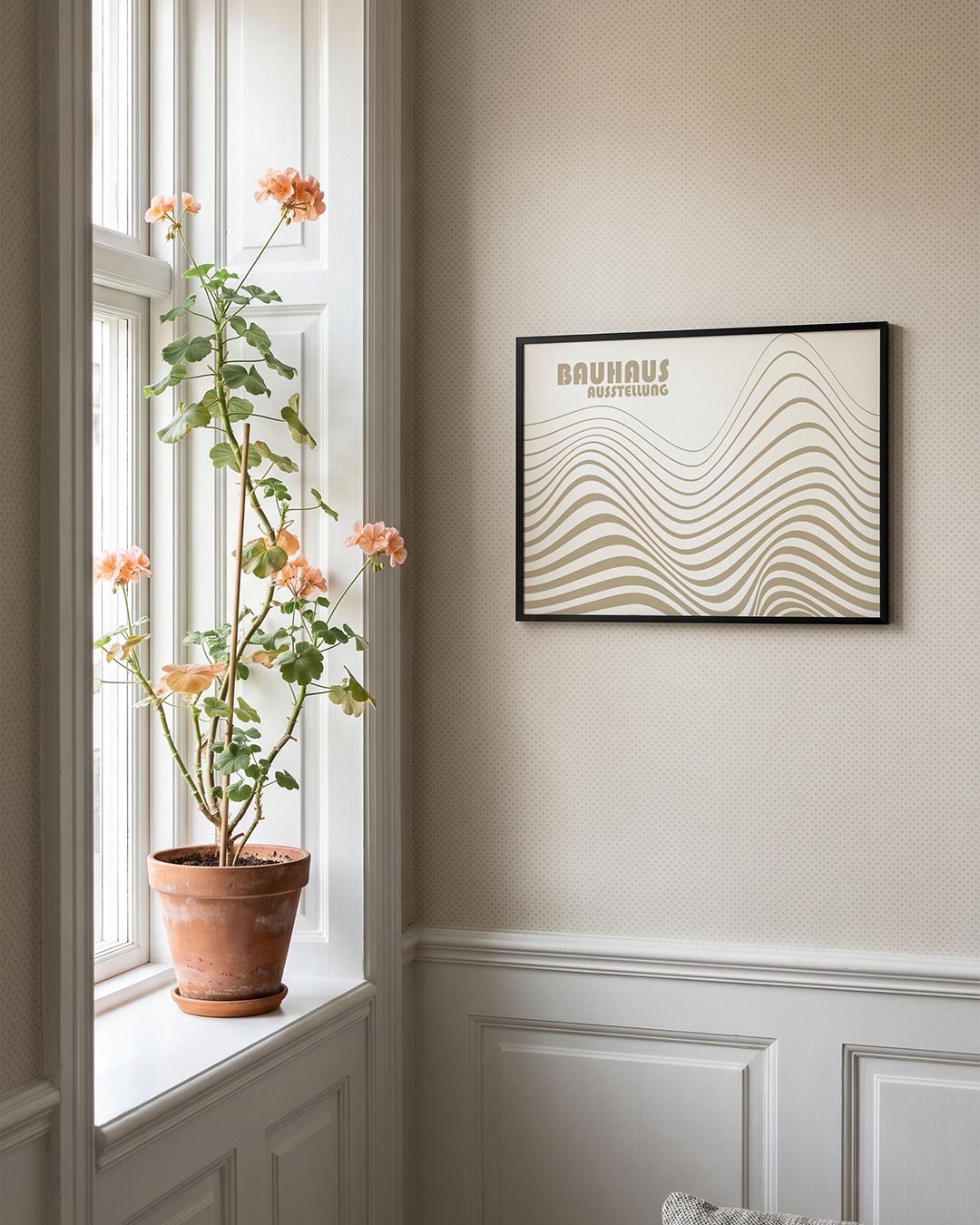 Golvend lijnenspel Poster