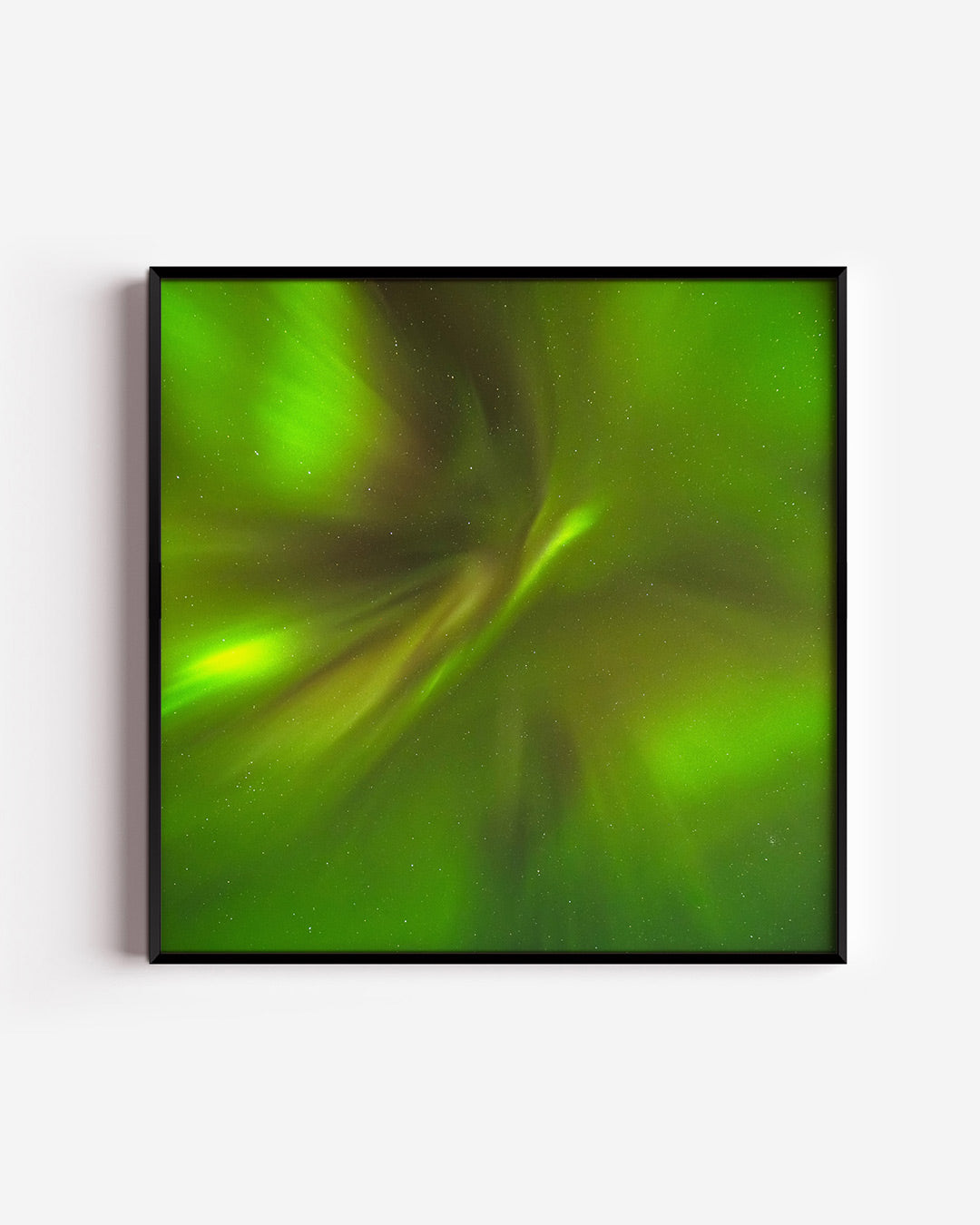 Groene lichtslierten Poster