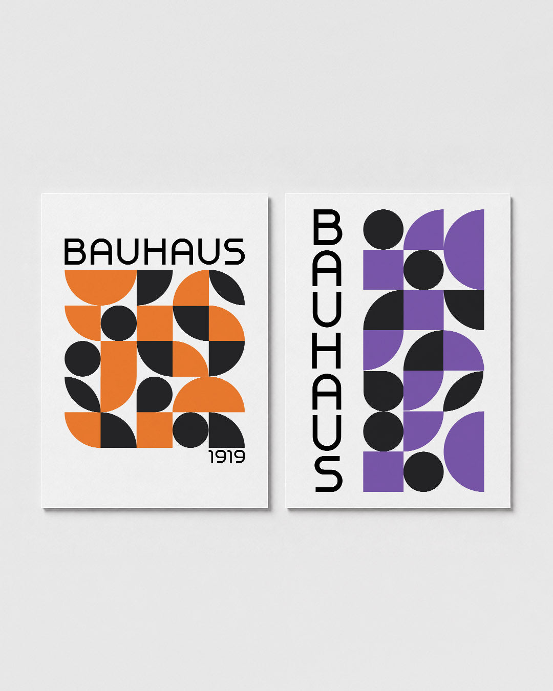 Vormen en kleurvlakken Posterset