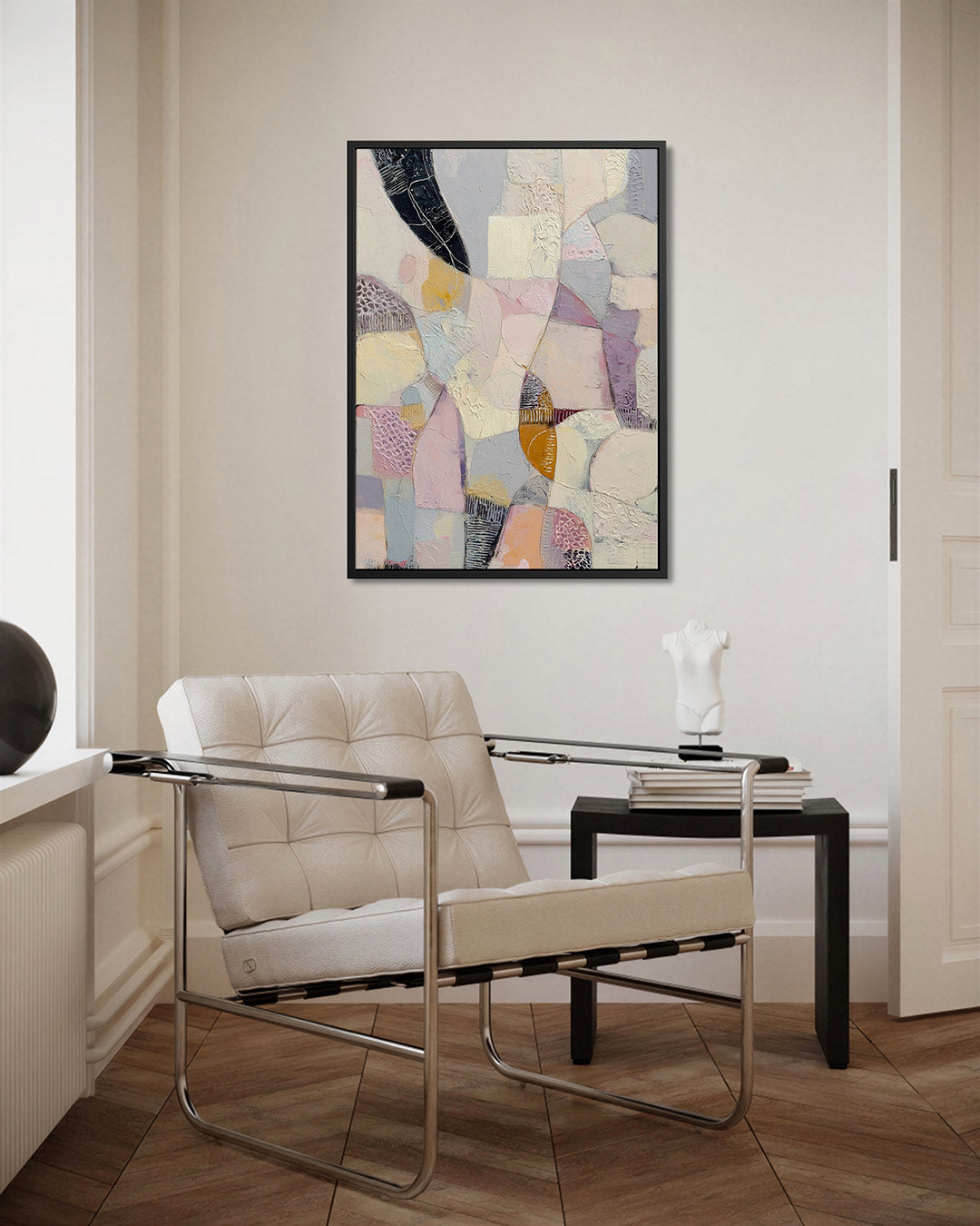 Organische vormen compositie Kunstwerk