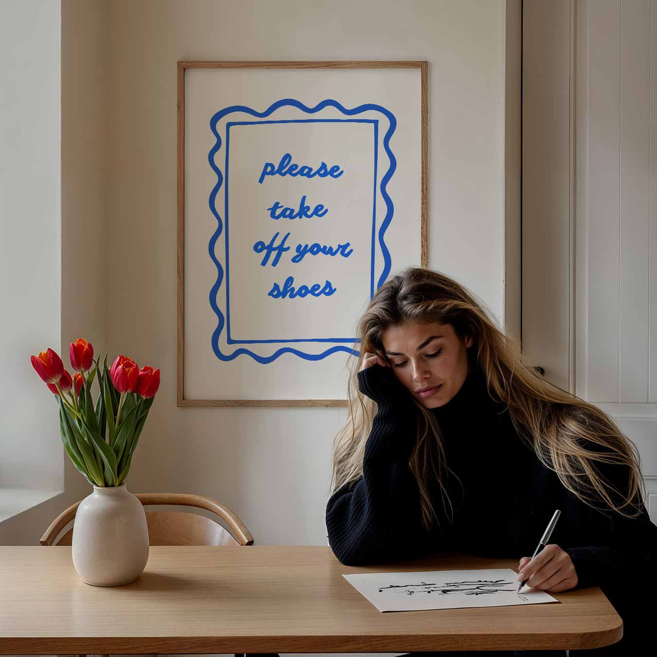 Stijlvolle Welkomstposter-WallArtistic
