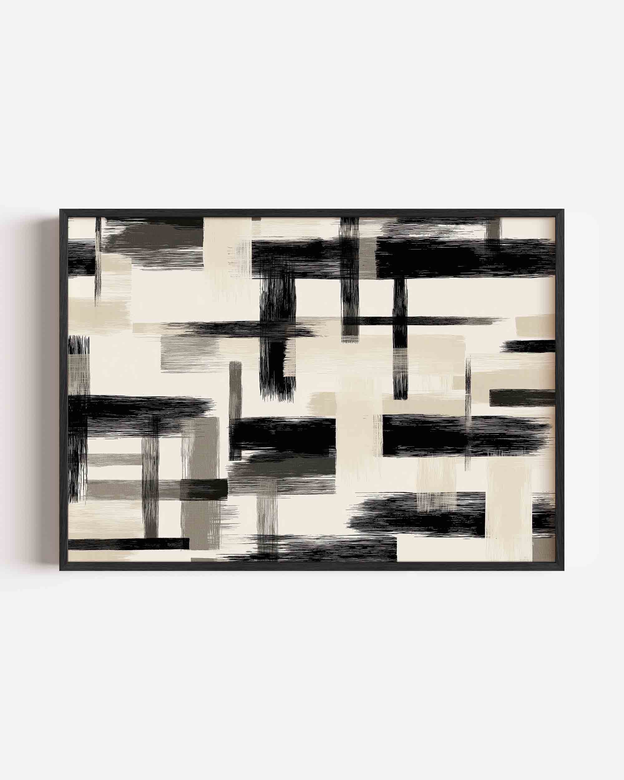 Abstracte lijnen Poster