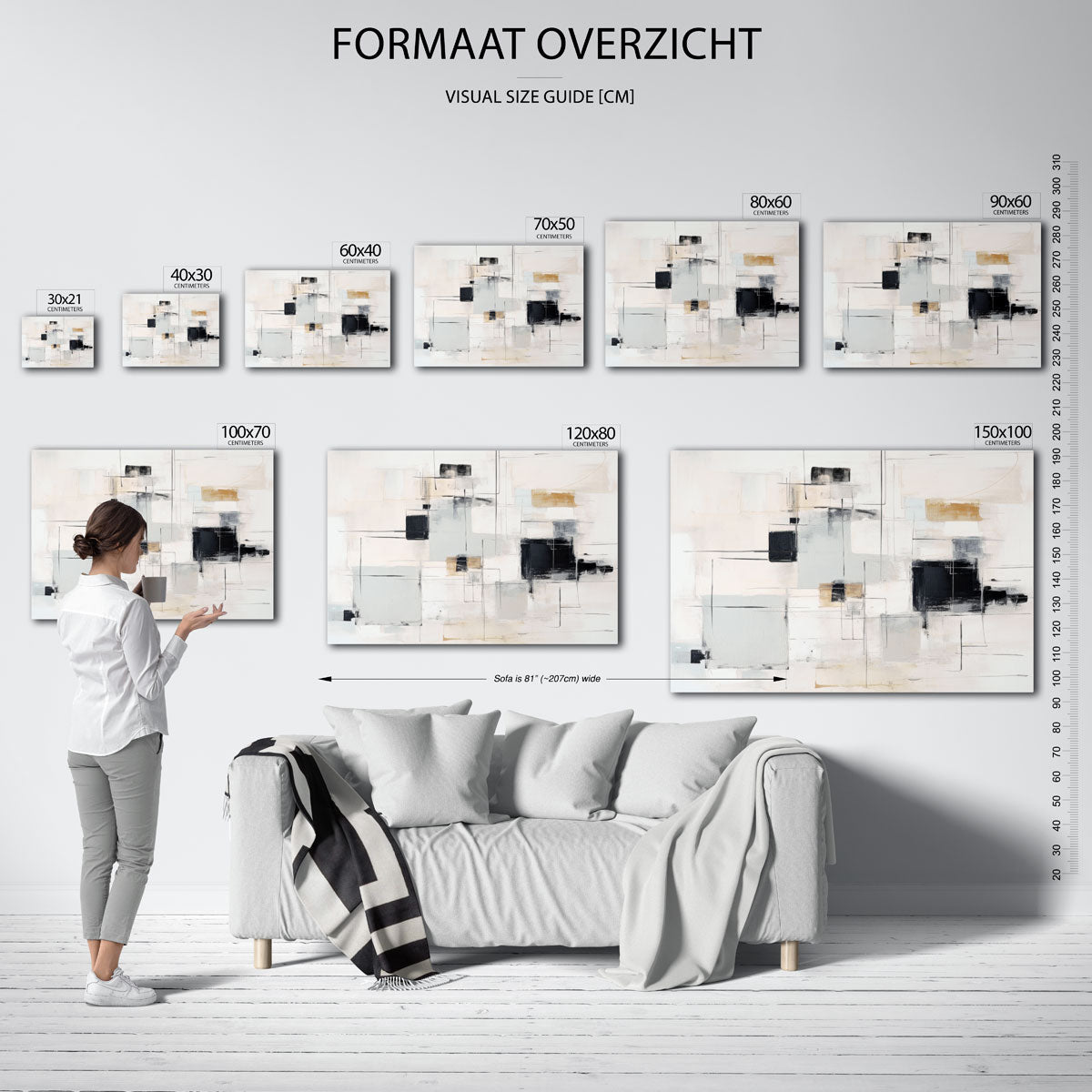 Abstracte vormen Poster