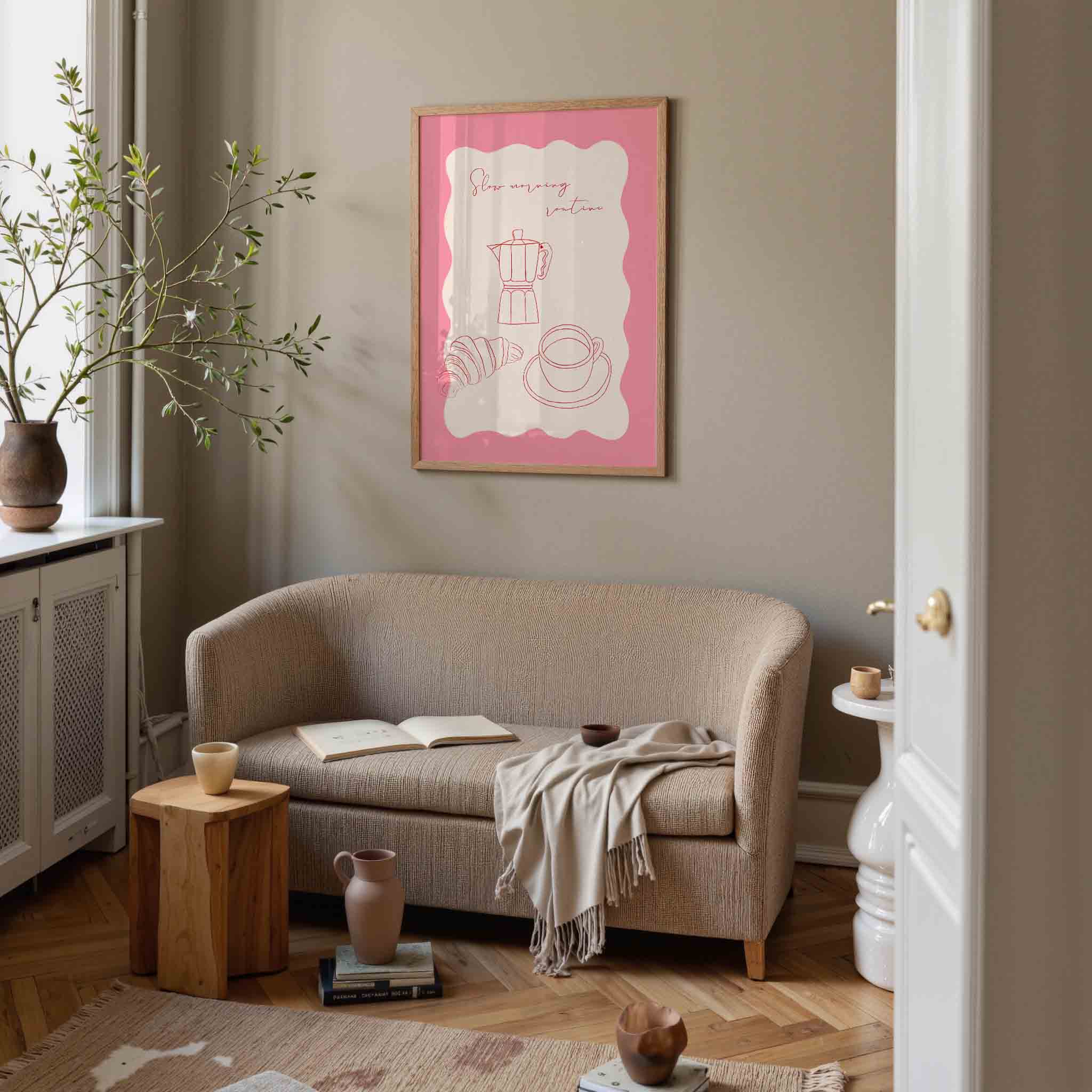 Slow morning routine Poster