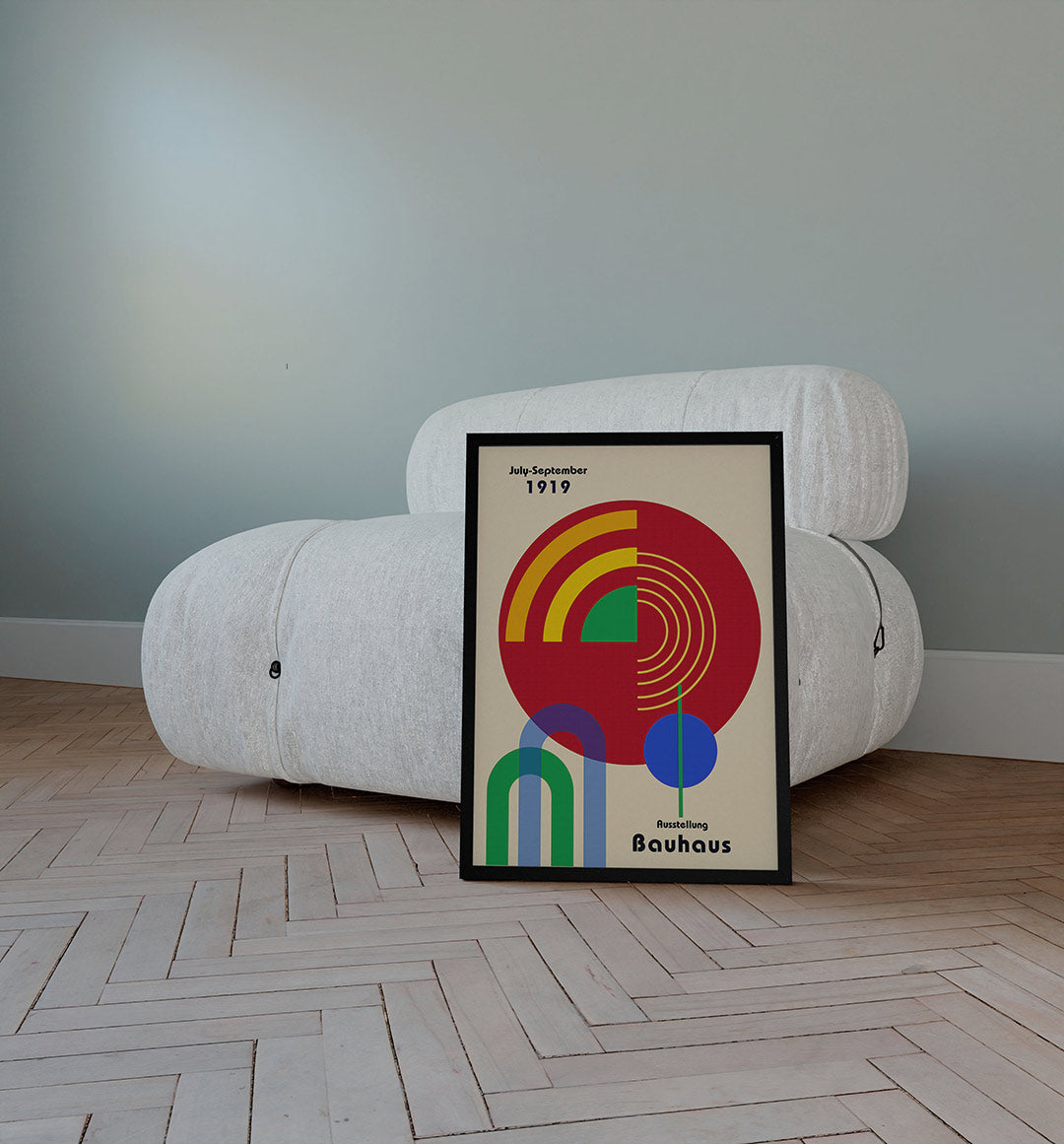 Cirkel en lijnen Poster