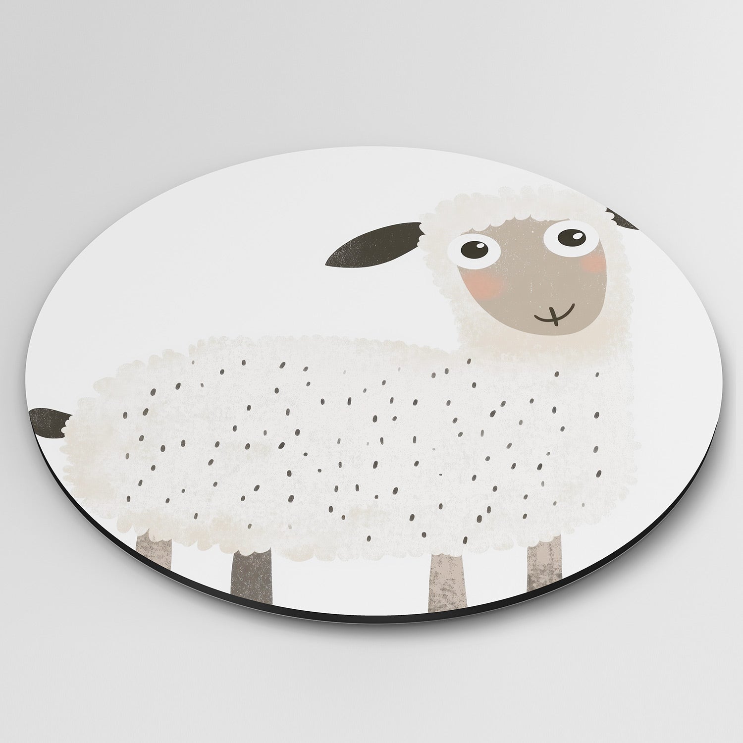 Schattig schaap Muurcirkel