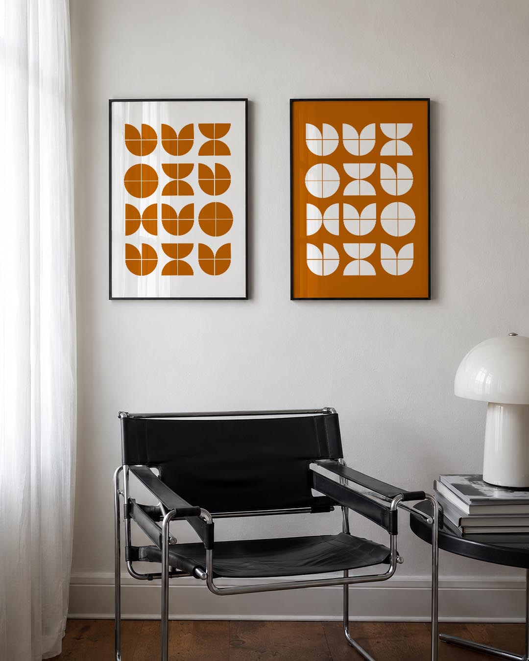 Vormritme en kleur Posterset