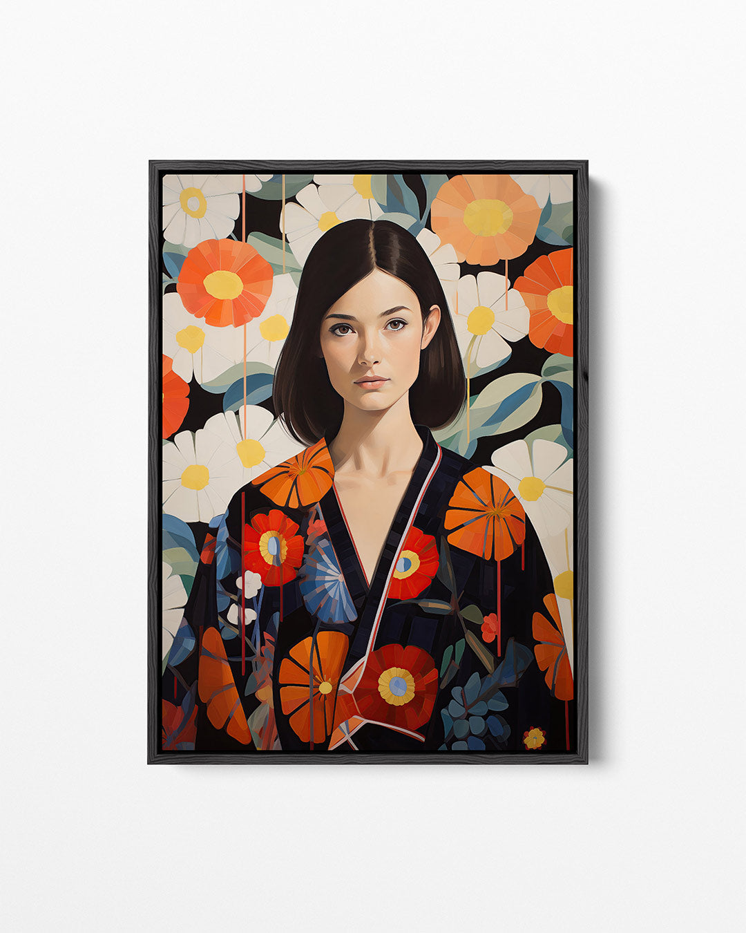 Bloemenportret Kunstwerk