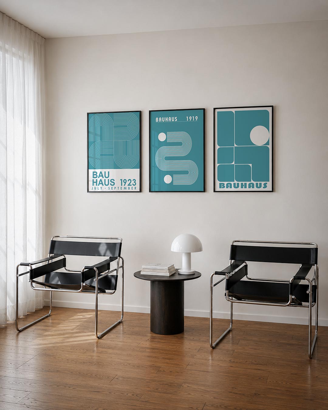 Lijnen en kleurvlakken Posterset