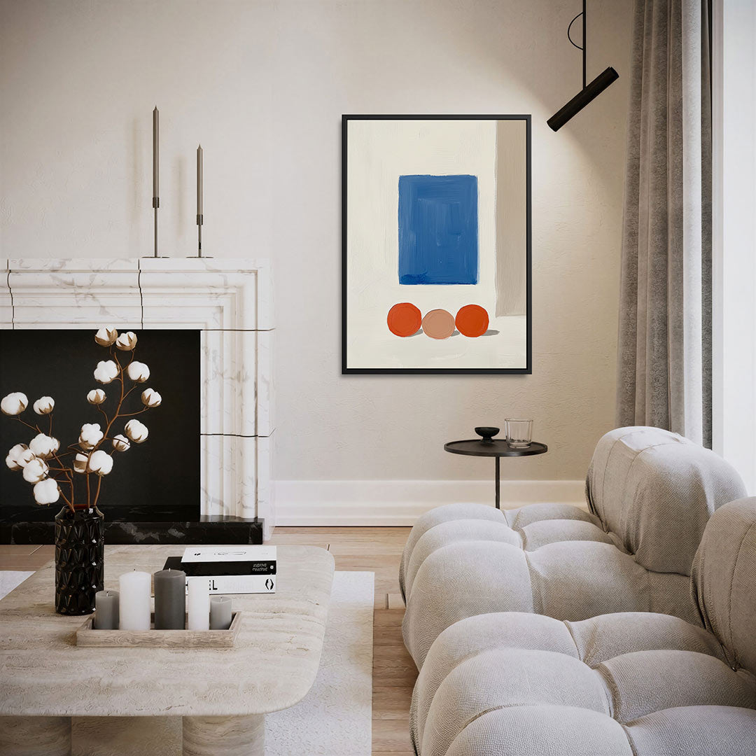 Geometrische vormen compositie Kunstwerk