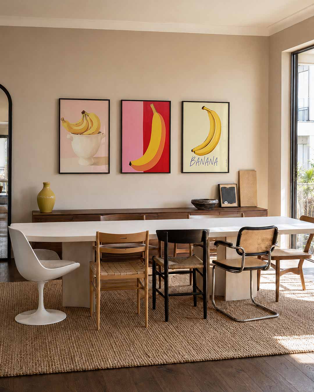 Fruit en vormen Posterset