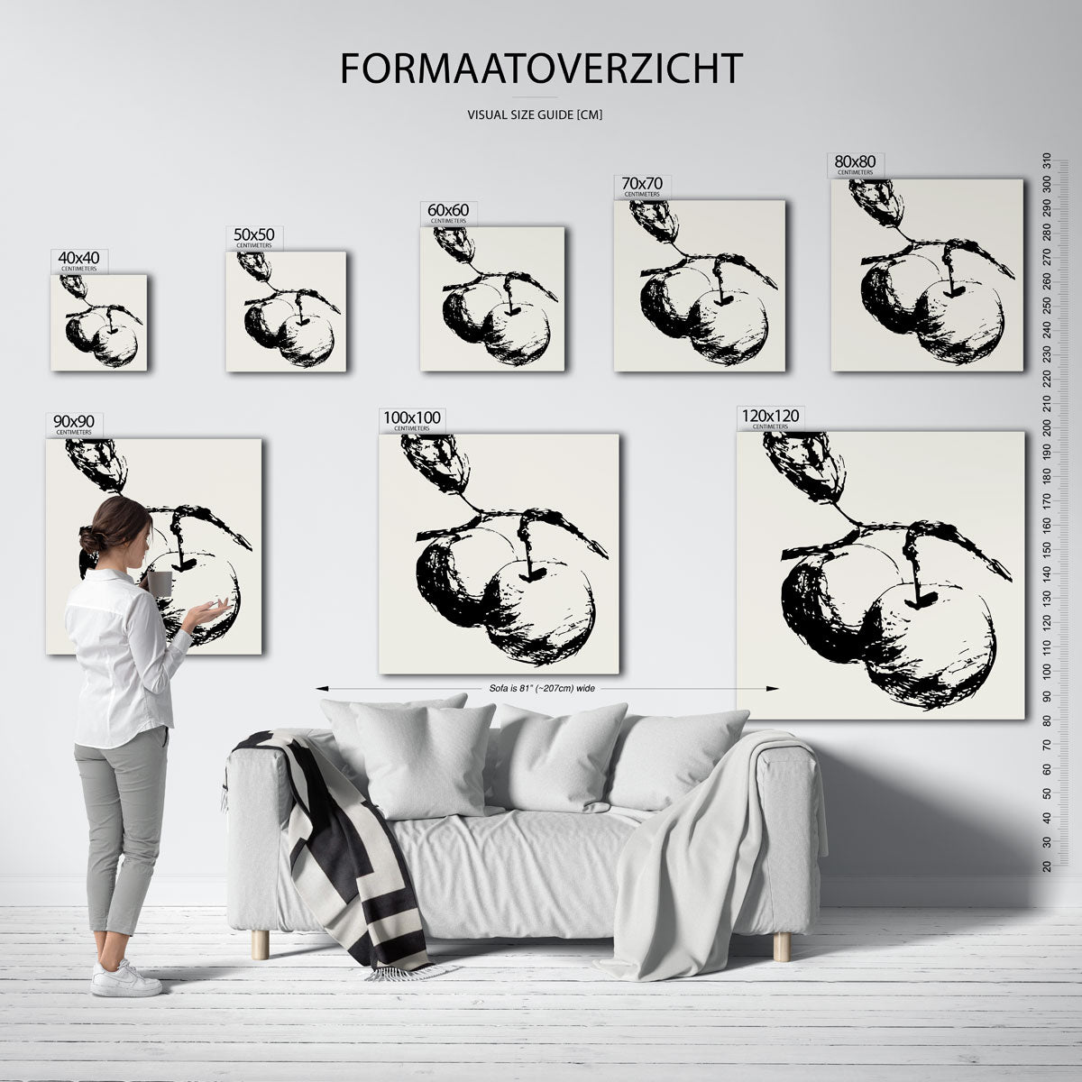 Twee appels Poster