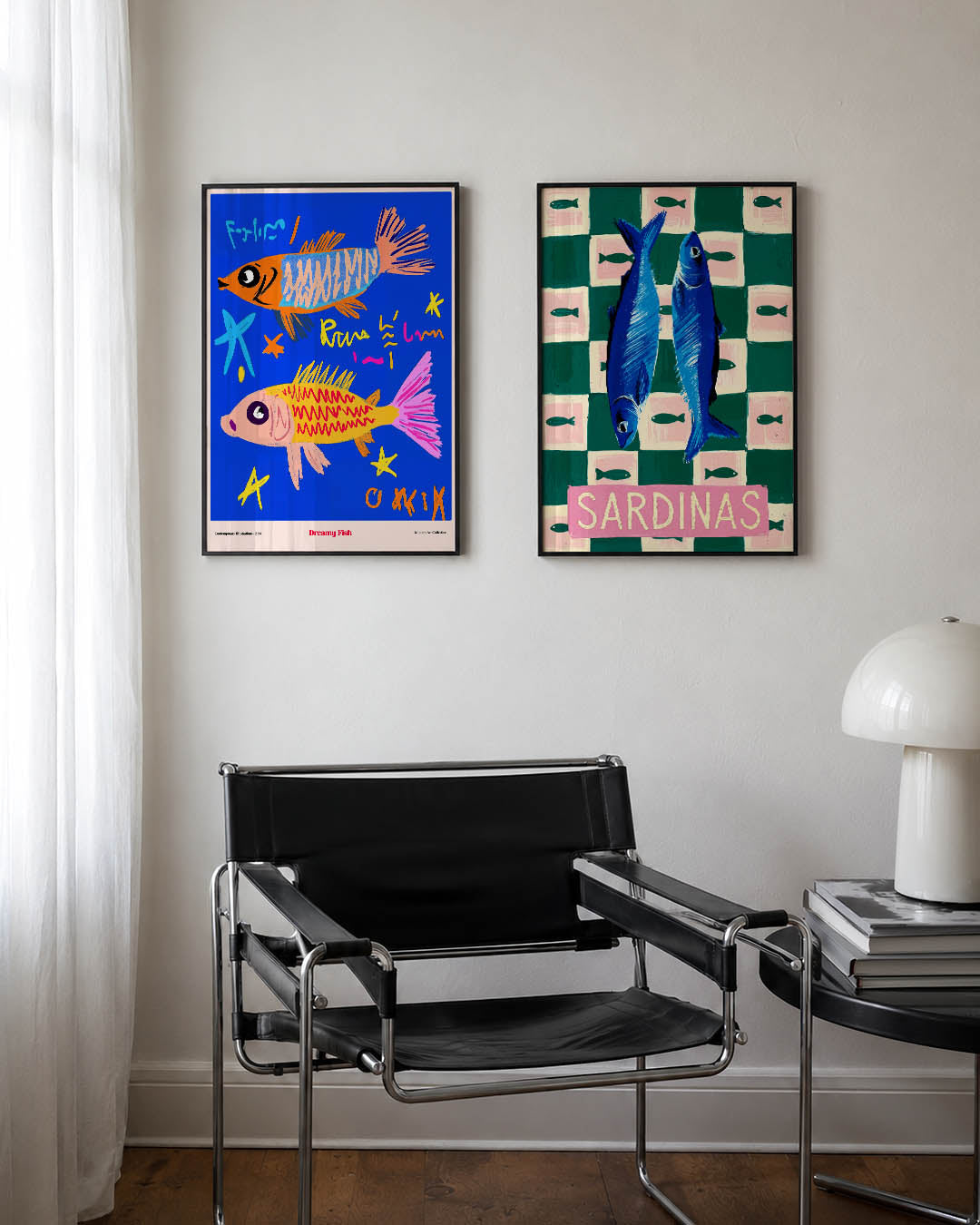 Vrolijke vissen Posterset