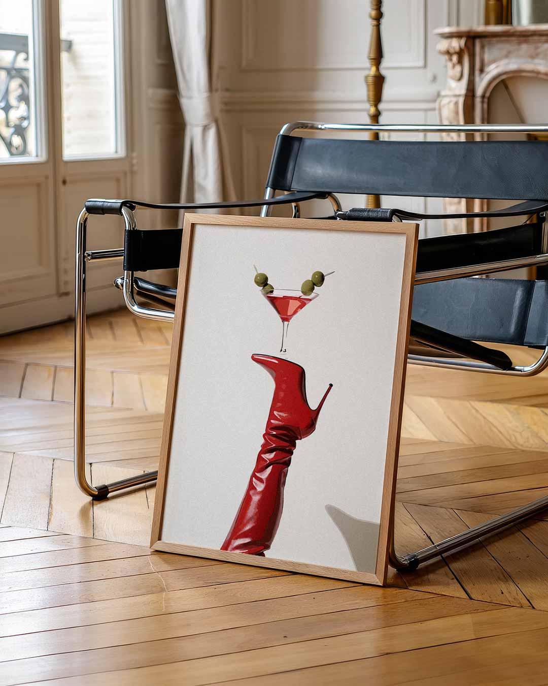 Stijlvol Cocktails & Hakjes Poster-WallArtistic