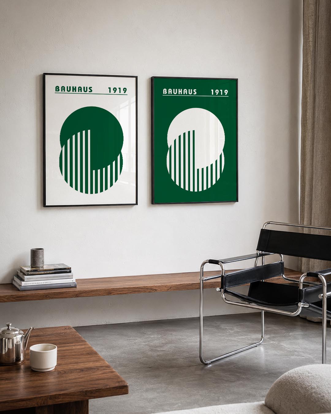 Cirkel en strepen Posterset