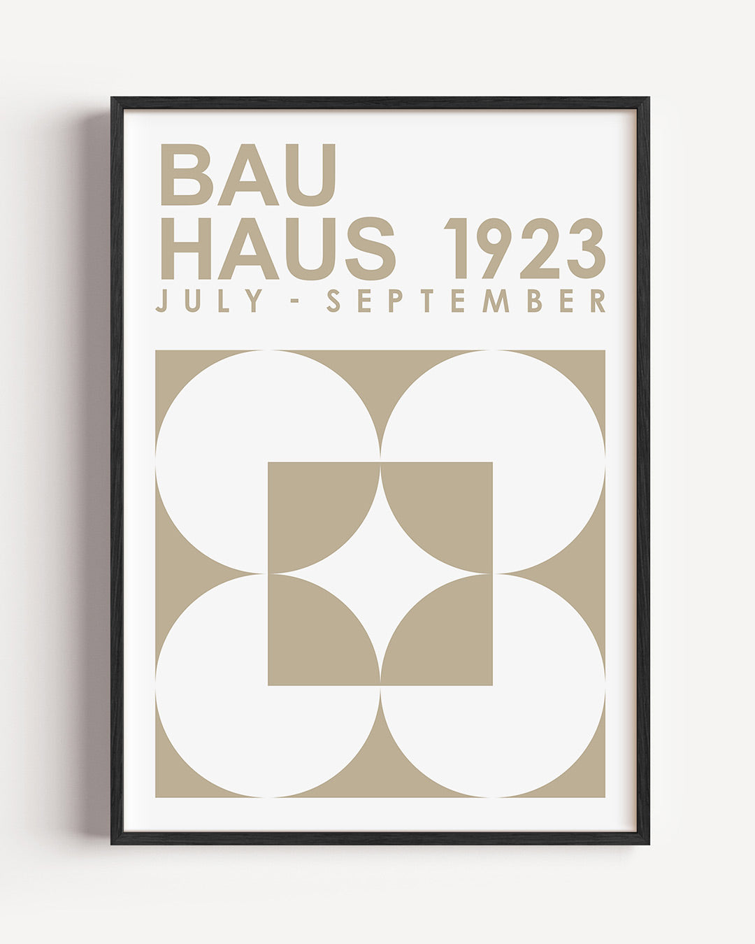 Geometrisch lijnenspel Poster