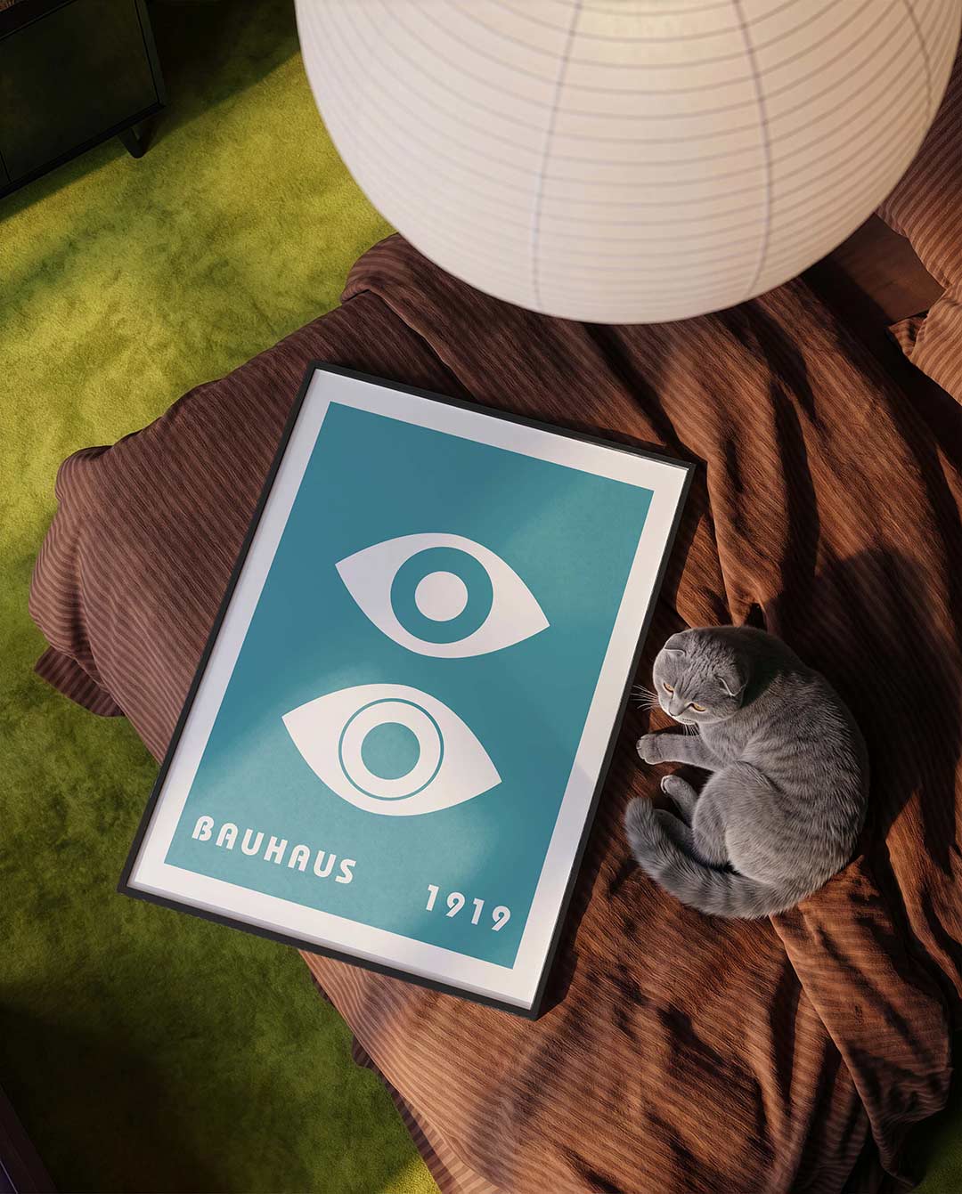 Oogvormen en kleur Poster