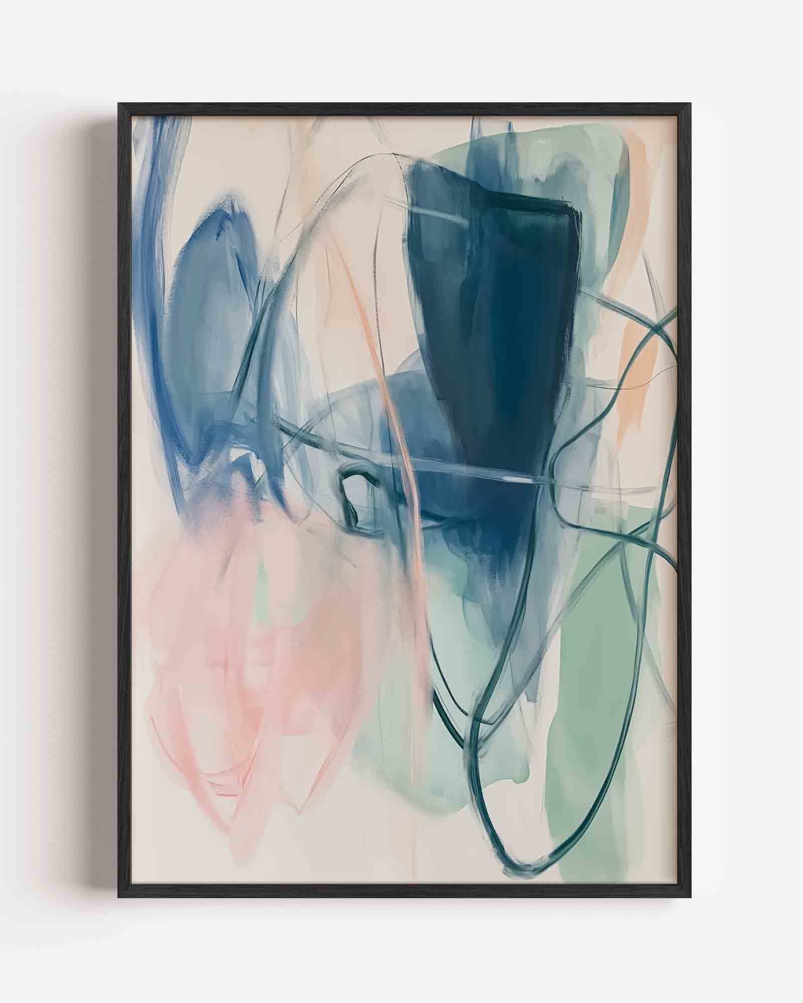 Abstracte vormen Poster