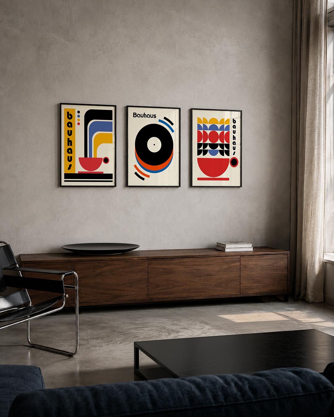 Kleurrijke vormen Posterset