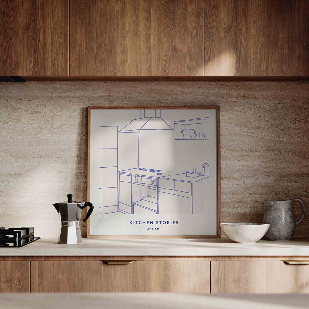 Keuken schets Poster