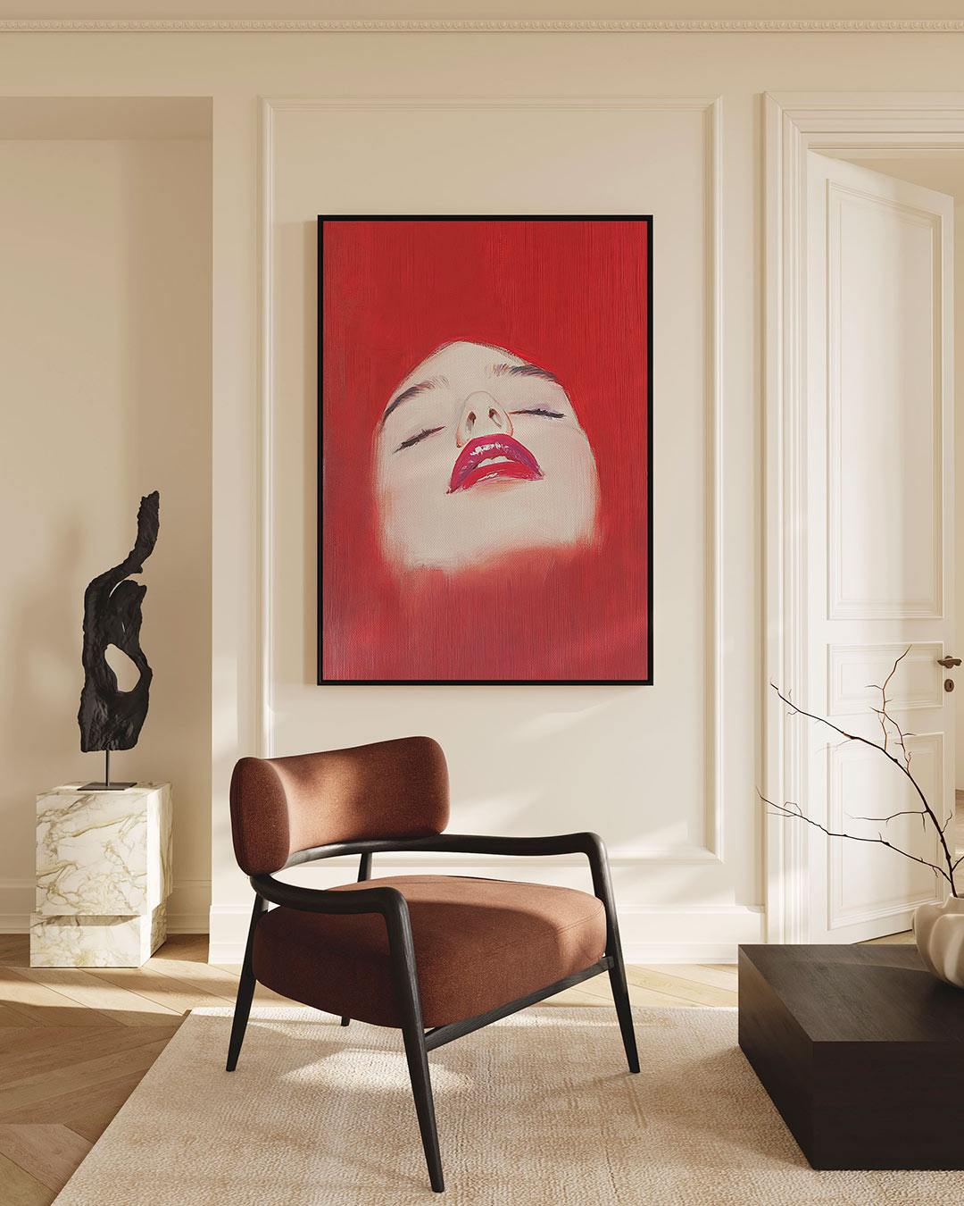 Dromerige expressie Kunstwerk