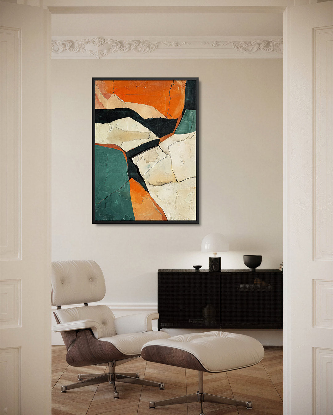 Dynamische vormen Kunstwerk