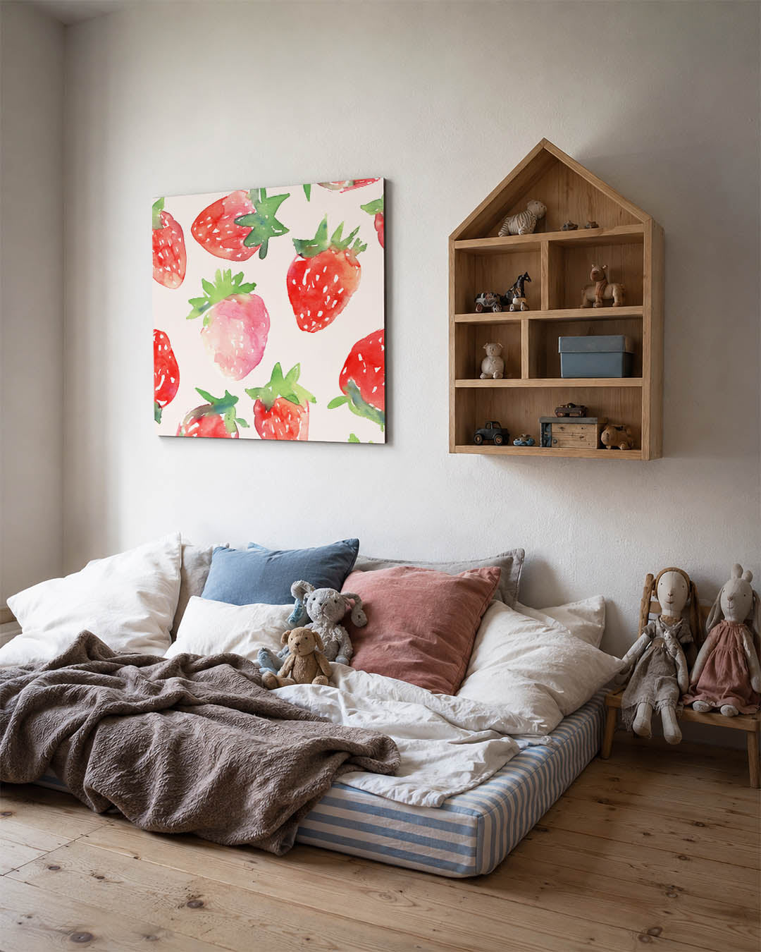 Aardbeienpatroon Kunstwerk