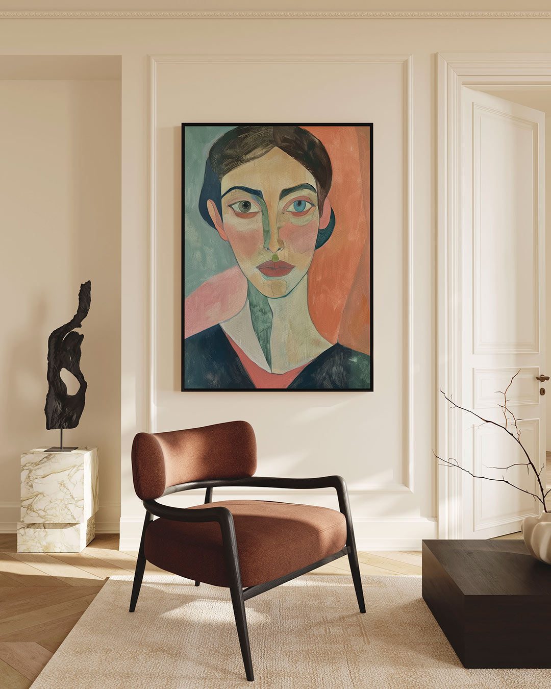 Portretstudie Kunstwerk