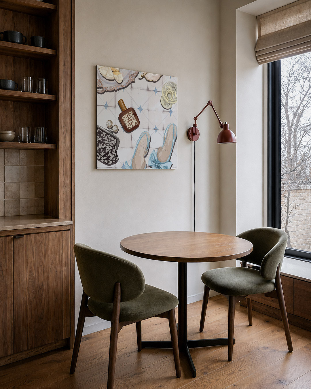 Elegante tafelscène Kunstwerk