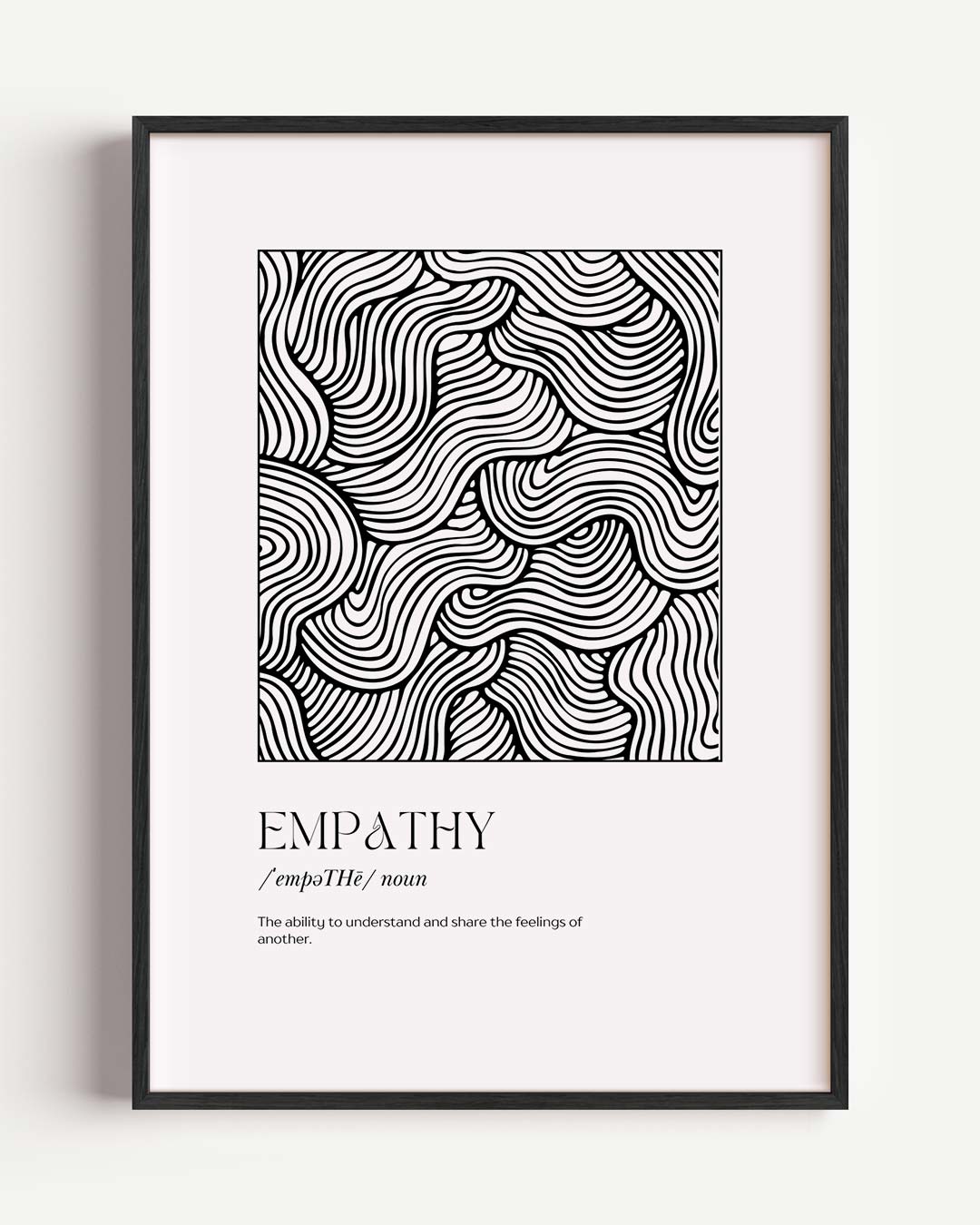 Empathy Wanddecoratie Poster-WallArtistic