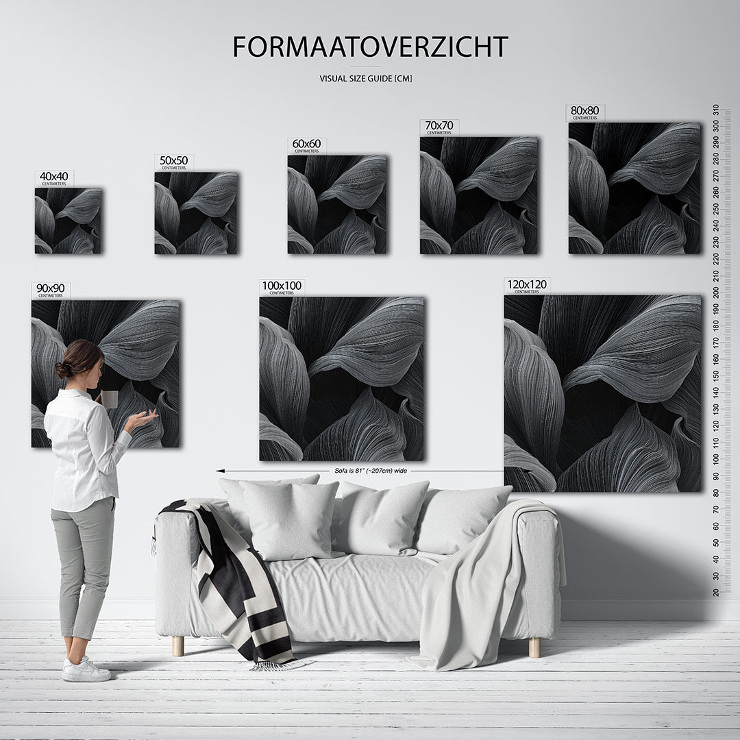 Golvende lijnen Kunstwerk