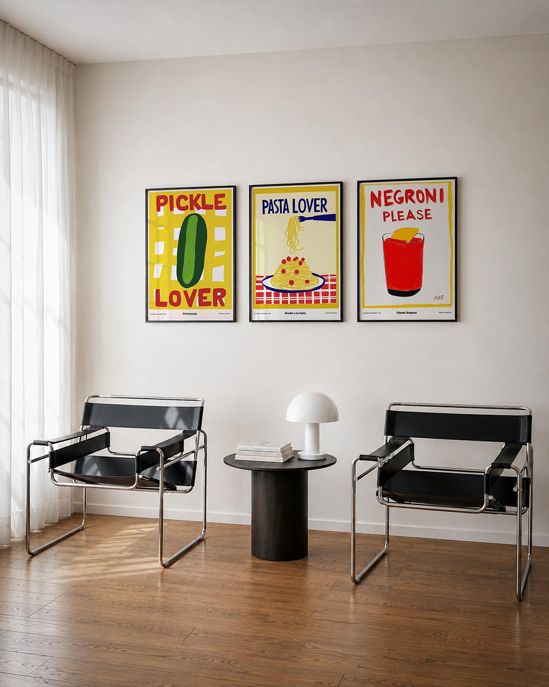 Kleurrijke expressie Posterset