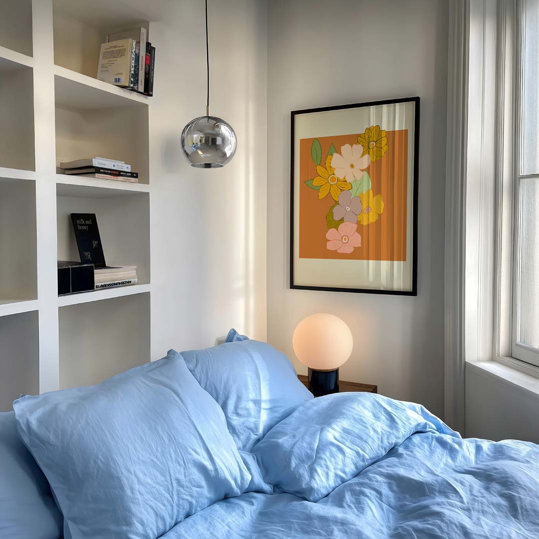 Bloemenpracht in Zachte Tinten Poster-WallArtistic