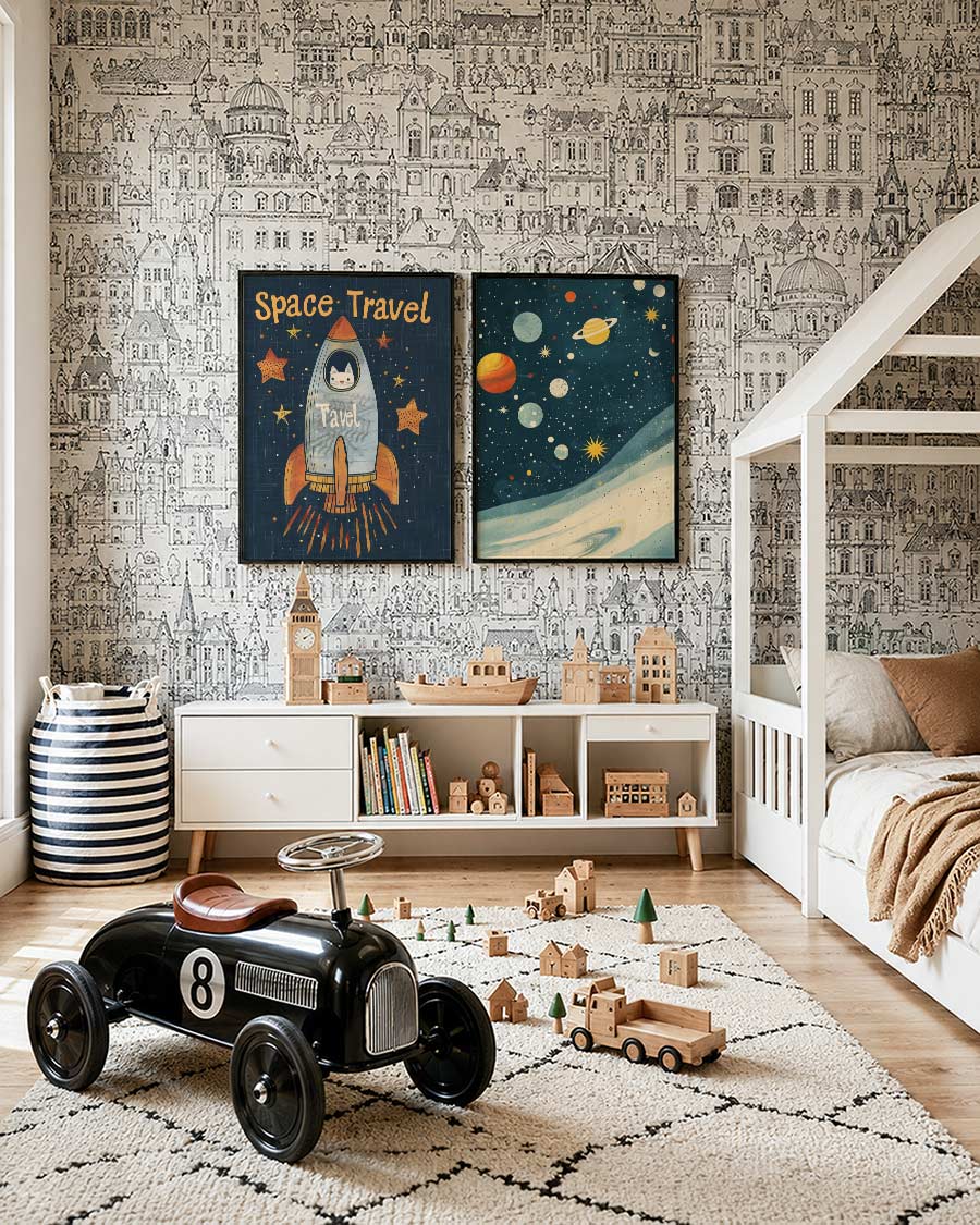 Ruimtevaart kat Posterset