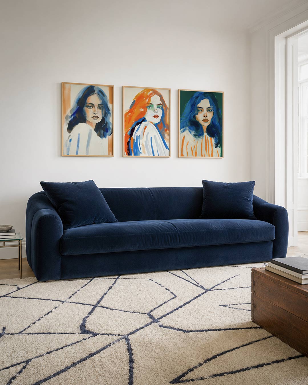 Kleur en portret Posterset