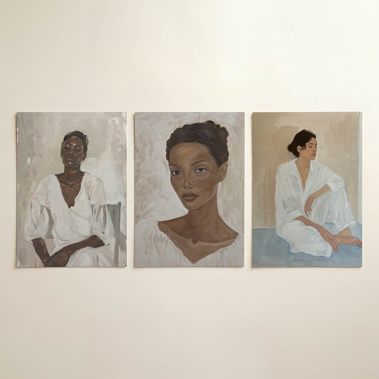 Rustige portretstudie Posterset