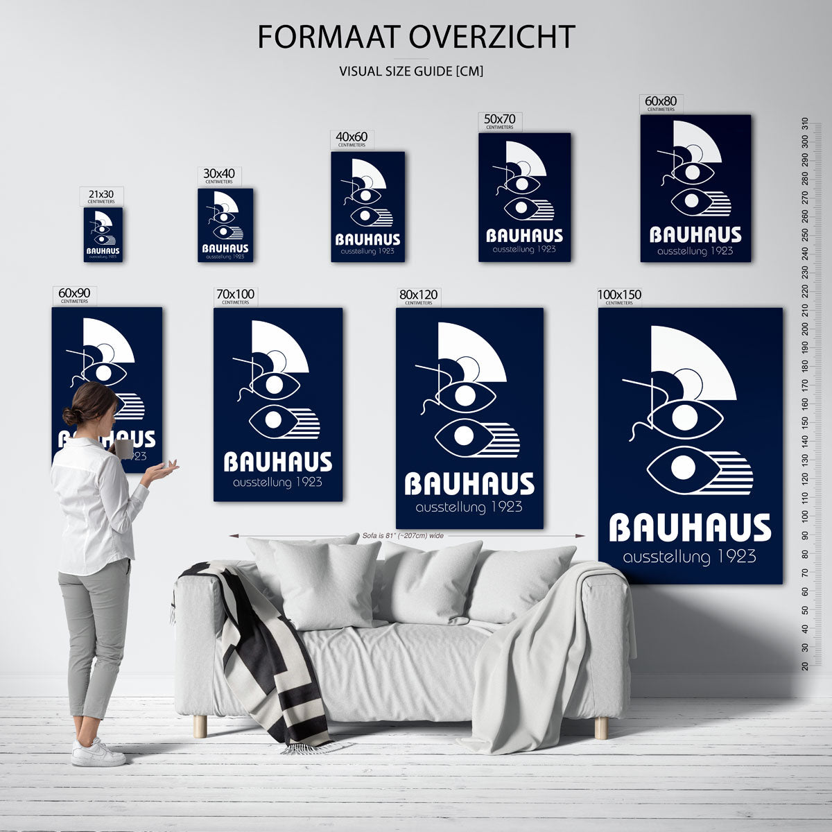 Vormen en lijnen Poster