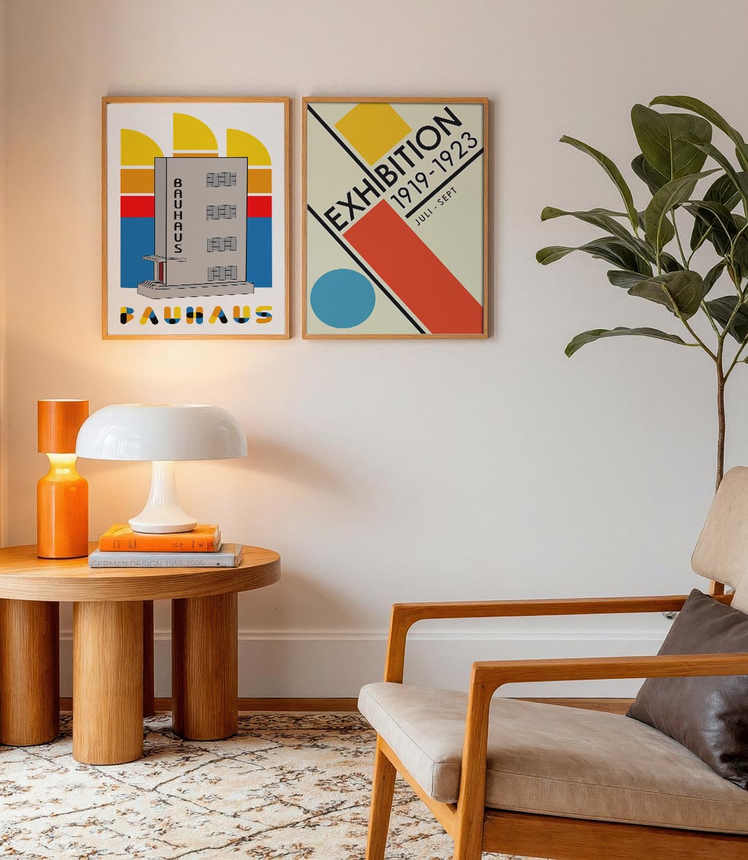 Kleurrijke architectuur Posterset