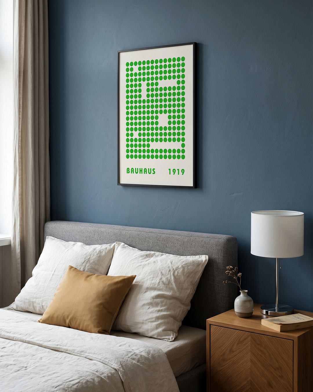 Groene puntstructuur Poster