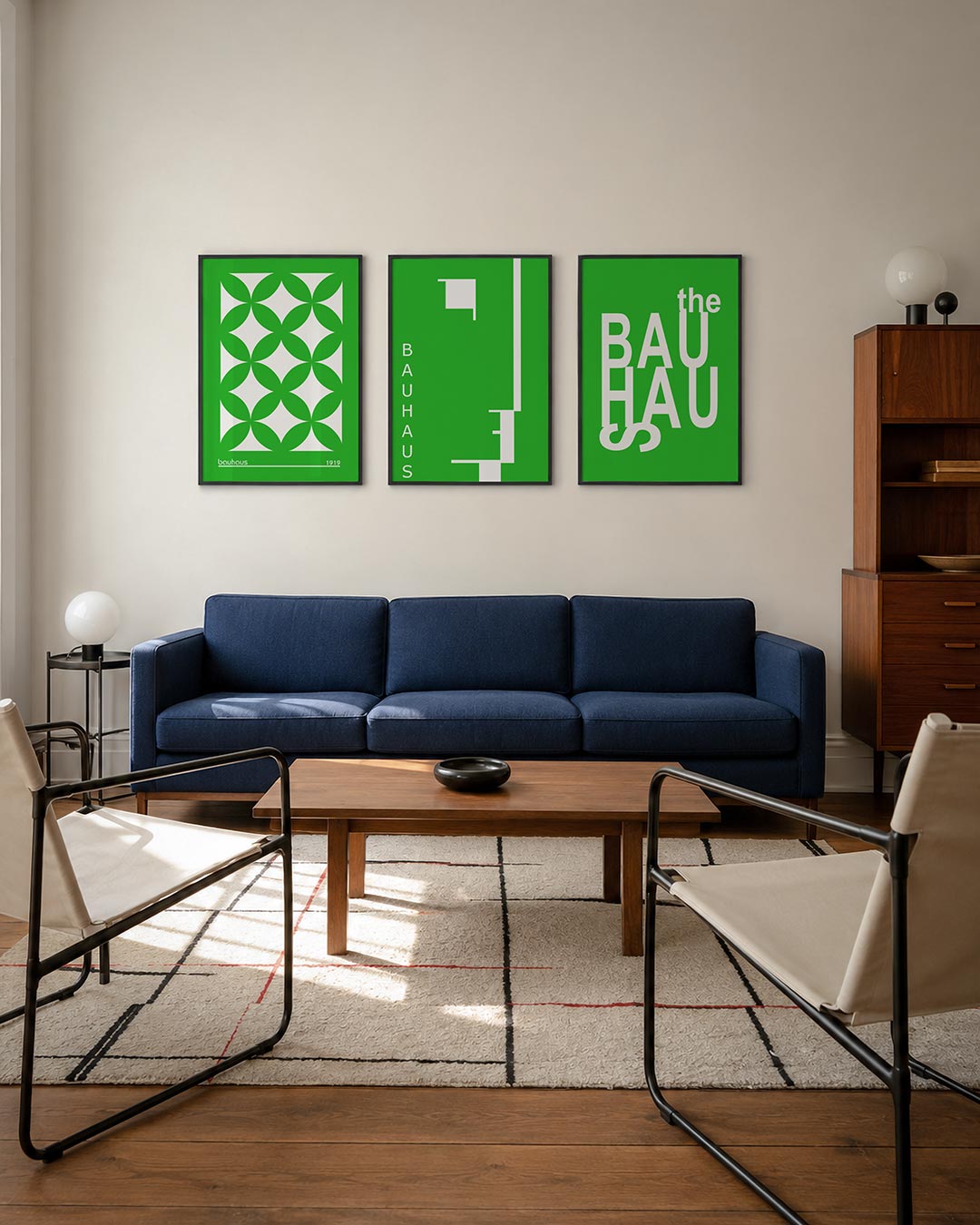 Groene cirkelpatronen Posterset