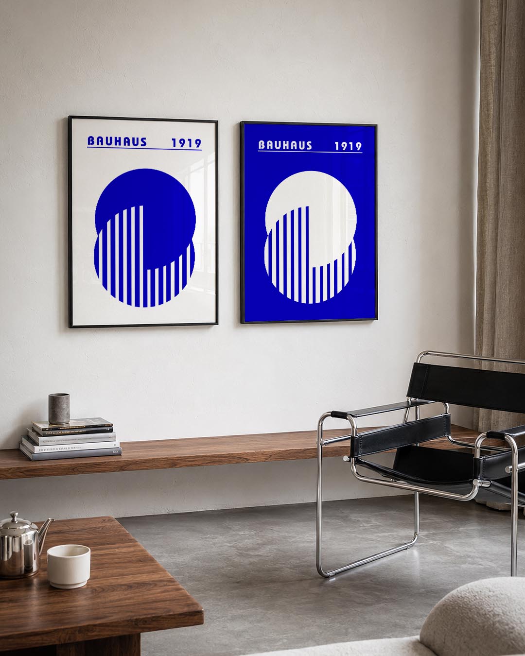 Cirkel en strepen Posterset
