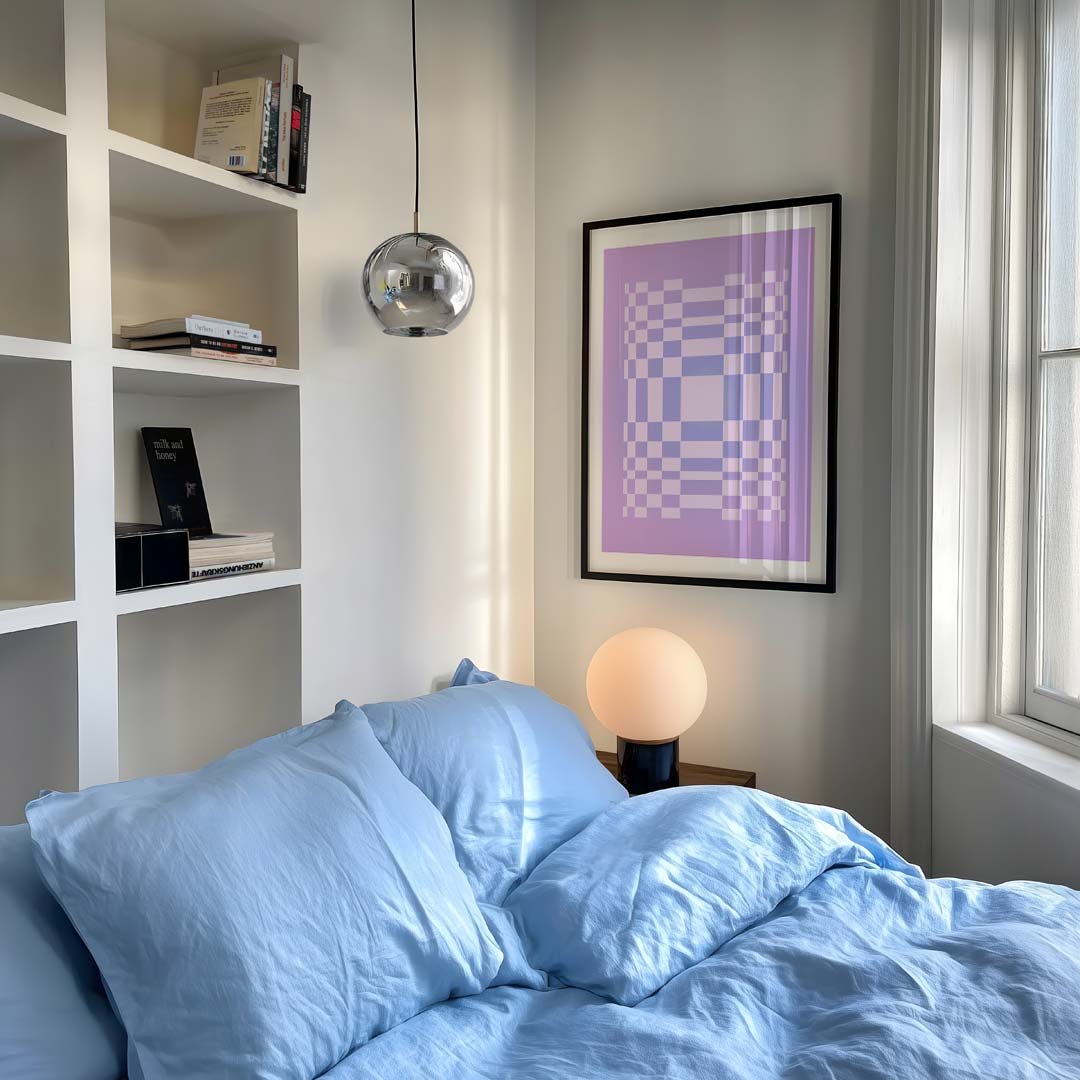 Stijlvolle Pastel Illusie Poster-WallArtistic
