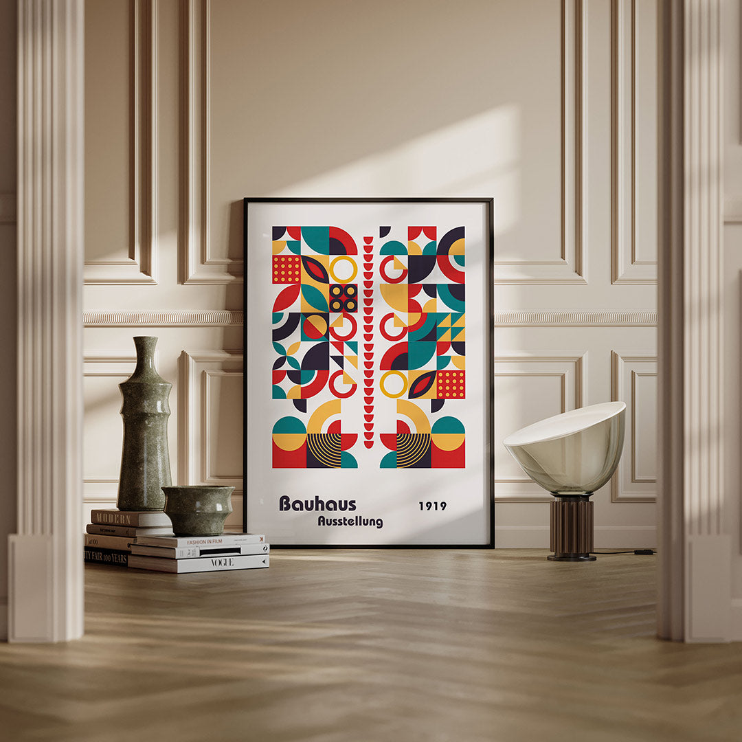 Vormritme en kleur Poster
