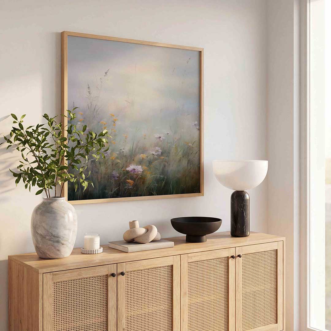Bloemenveld Poster