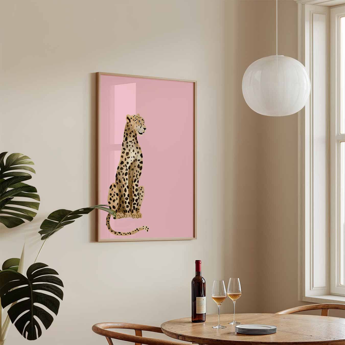 Stijlvolle Luipaard Poster-WallArtistic